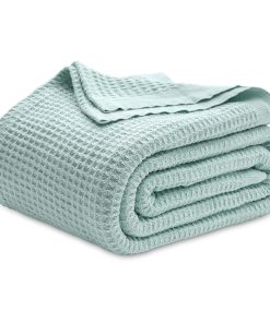 Manta de algodón 100% para cama King Size - Transpirable y