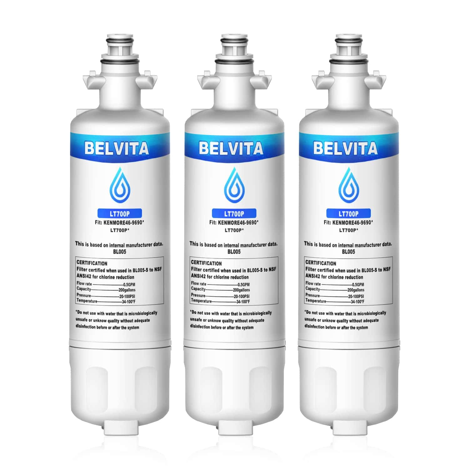 Filtro de Agua de Reemplazo BELVITA ADQ36006101 para IG