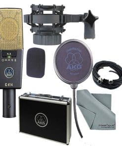 Micrófono de condensador de gran diafragma AKG C414 XLii de