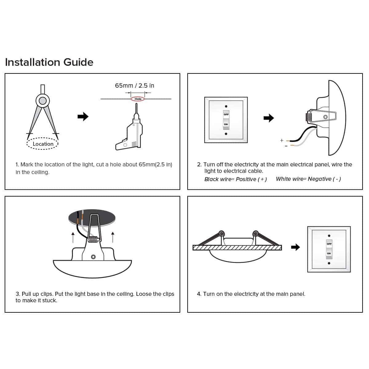 Luz de techo empotrada Dream Lighting LED de 12 voltios 4.5 - Imagen 8