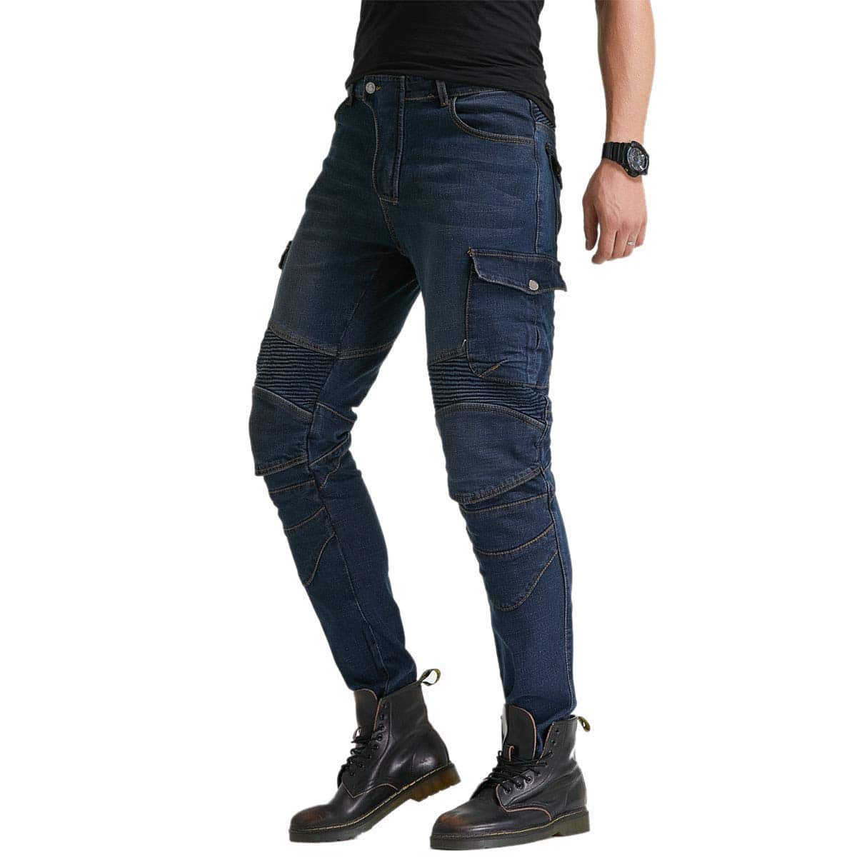 Pantalones de Moto para Hombre Vaqueros Protección con - Imagen 3