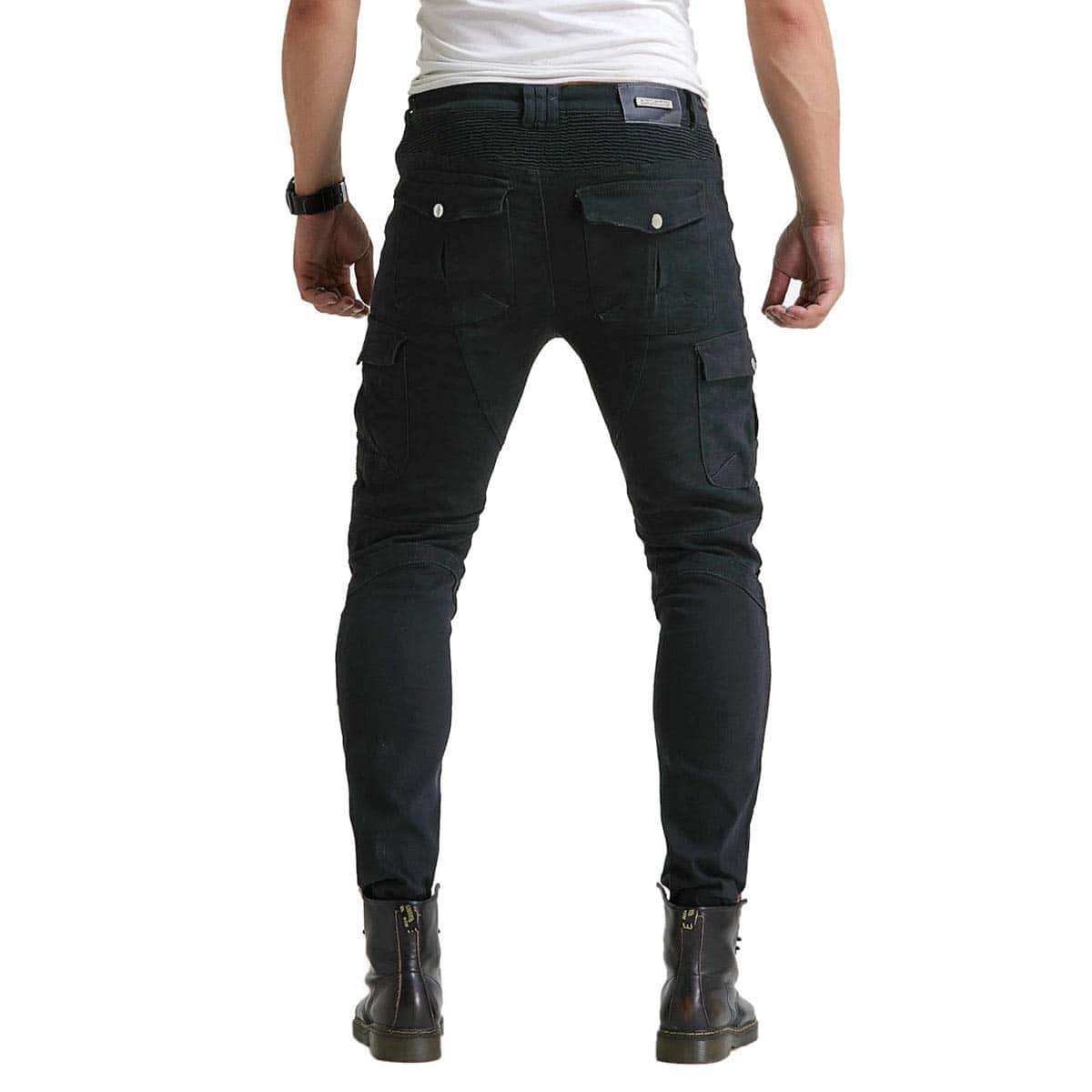 Pantalones de Montar en Moto para Hombres Jeans de Denim - Imagen 3