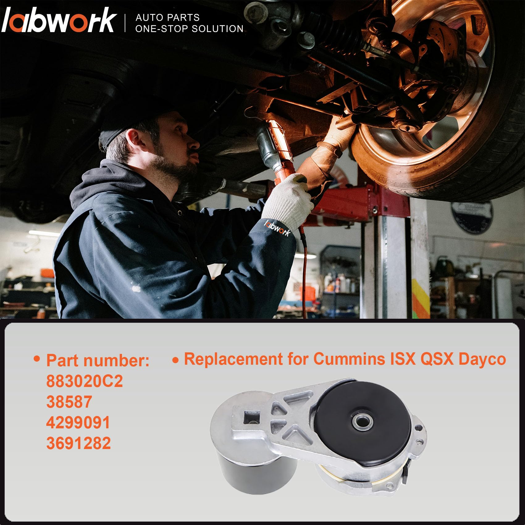 Ensamblaje de tensor de correa de repuesto para Cummins ISX - Imagen 7