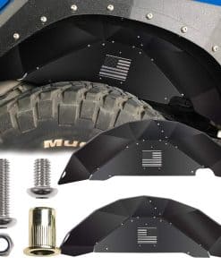 SMALLFATW Aluminum Rear Inner Fender Liner Compatible with