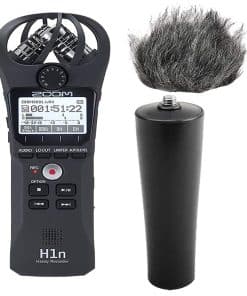 Grabador portátil Zoom H1n Handy con clip de micrófono Zoom