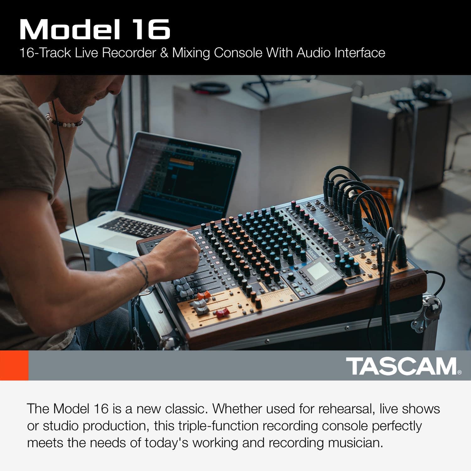 Tascam Model 16 - Estudio de Grabación y Mezcla Todo en Uno - Imagen 4