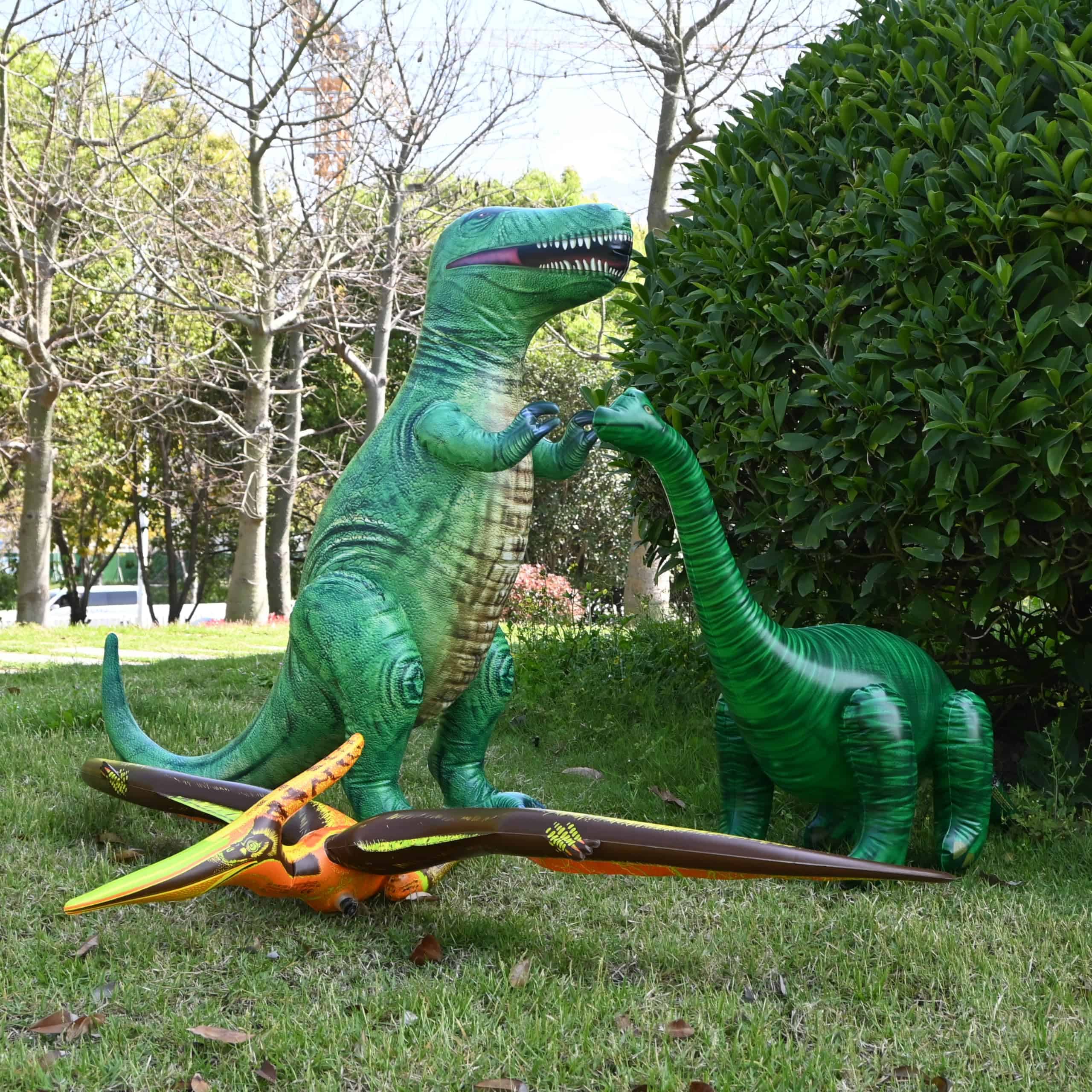 Jet Creations Paquete de 3 Dinosaurios Inflables T-Rex - Imagen 7