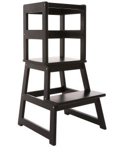 Banqueta de Cocina para Niños SDADI con Baranda de