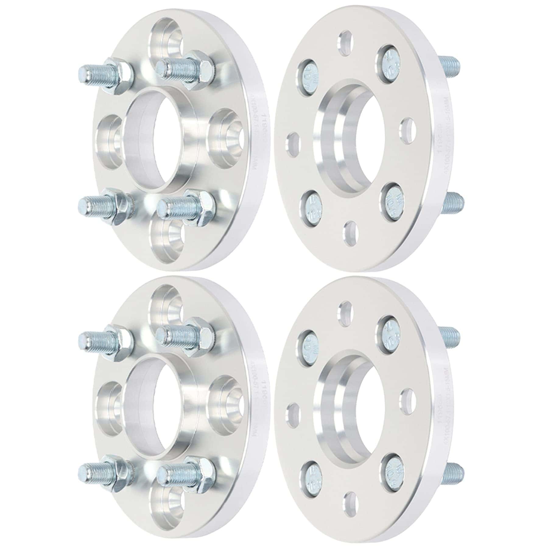 OCPTY 4PCS Separadores de Rueda 4x100 a 4x100 15mm