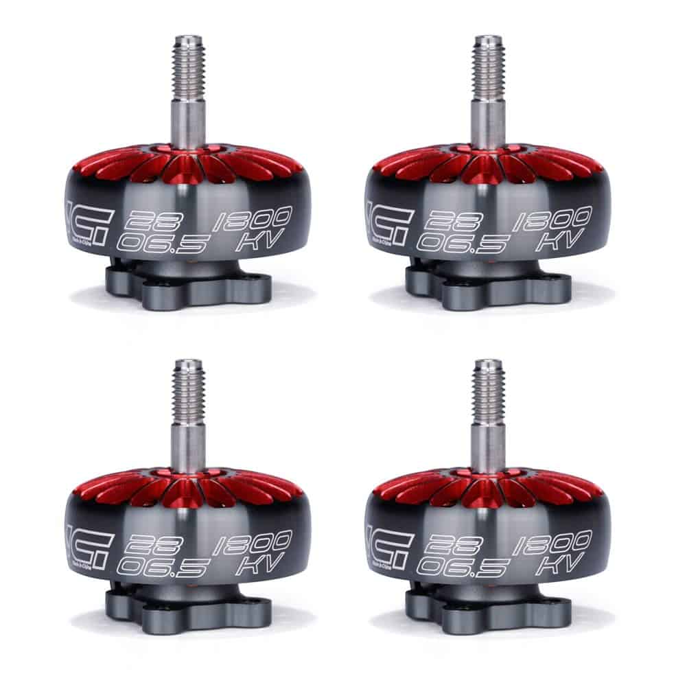 iFlight 4pcs XING 2806.5 1800KV Motor Brushless 3-6S para