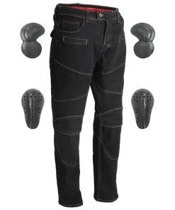 Jeans de moto para hombres, pantalones protectores para