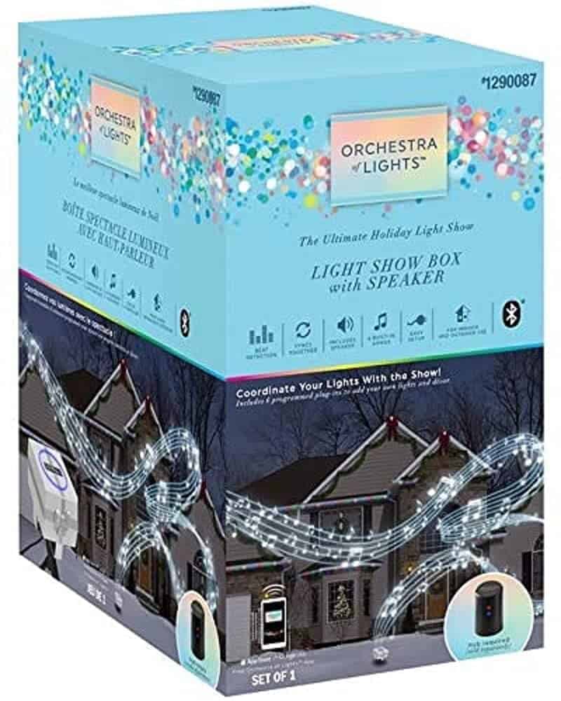 Caja de Música Holiday Gemmy LightShow con Altavoz - Imagen 3