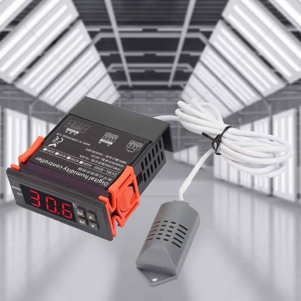 Controlador de Humedad SVWL-8040 220V LED Medidor Digital - Imagen 3