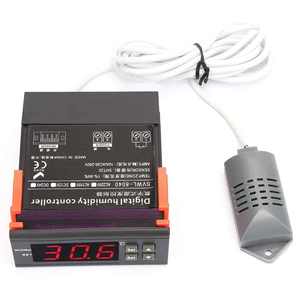 Controlador de Humedad SVWL-8040 220V LED Medidor Digital - Imagen 4