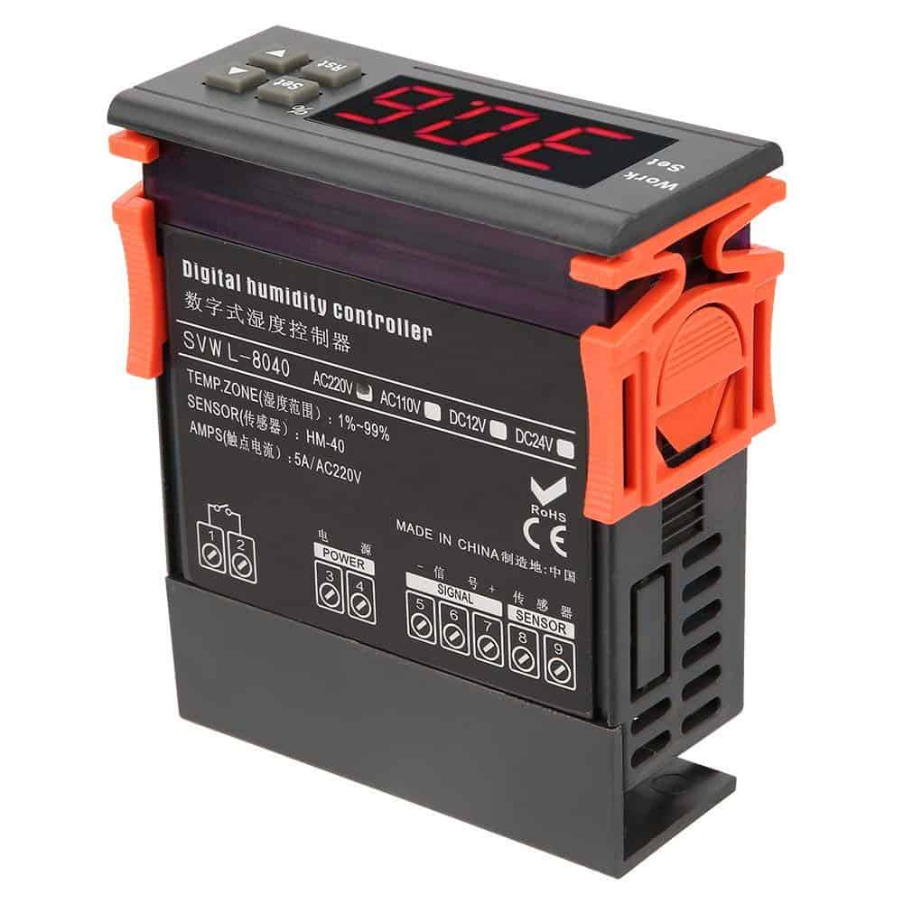 Controlador de Humedad SVWL-8040 220V LED Medidor Digital - Imagen 5