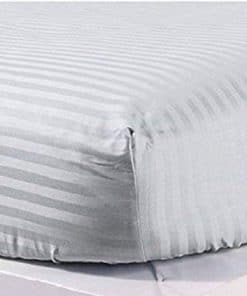 Sábana Ajustable para Cama de Hospital con -Gris Claro