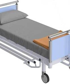 Sábana Ajustable para Cama de Hospital con -Gris Claro