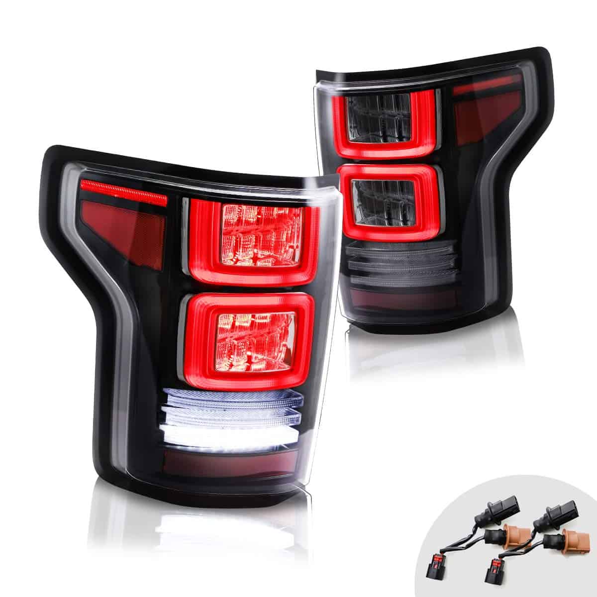 VLAND Luces traseras LED compatibles con [Ford F150 Pickup