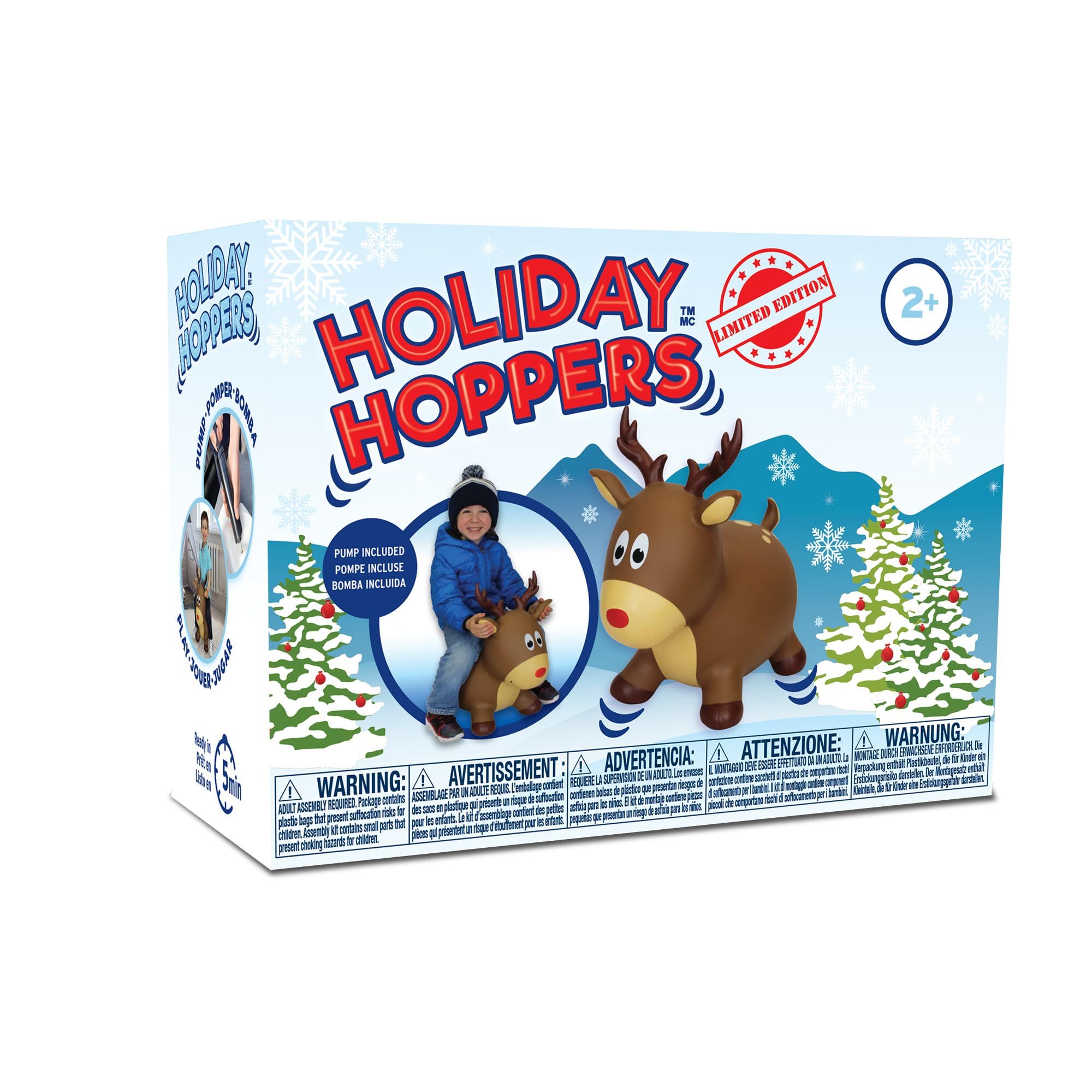 Farm Hoppers Wildlife Hopper Inflable del Ciervo Seguro - Imagen 3