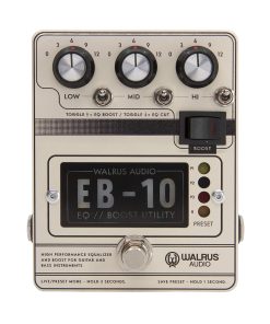 Walrus Audio EB-10 Preamp/EQ/Boost, Crema