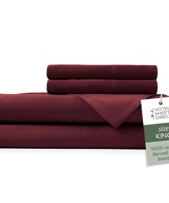 Juego de sábanas de 4 piezas tamaño King Hotel Sheets