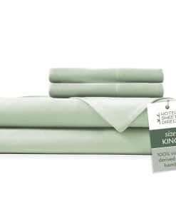 Juego de Sábanas de 4 Piezas para Cama King Size - 100%