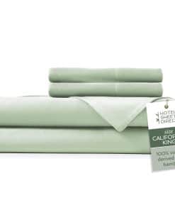 Juego de sábanas de 4 piezas Hotel Sheets -Verde Claro
