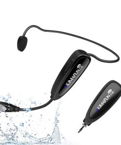 Sistema de Micrófono Inalámbrico KIMAFUN, Sin Necesidad de