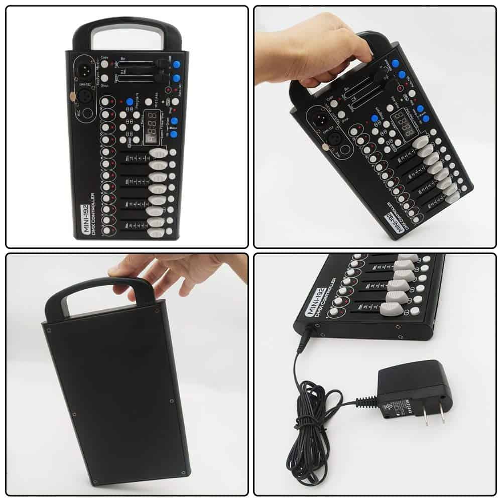 Consola DMX, Controlador Universal DMX-512 192 Canales - Imagen 4