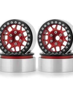 RCLIONS Ruedas de Bloqueo de Cuentas de Metal de Aluminio