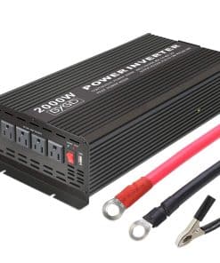 Inversor de energía BYGD 2000W/4000W (Pico) 12V DC a 110V