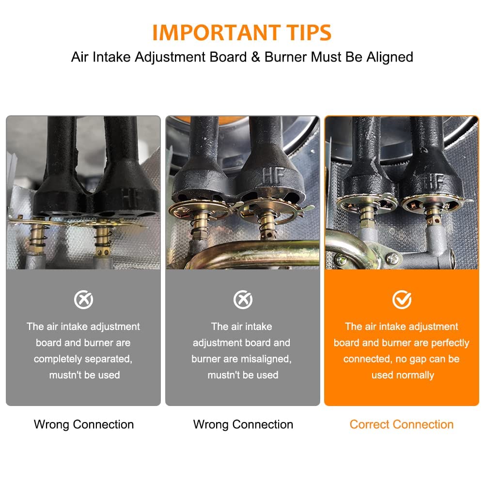 Estufa de Vidrio Templado de Doble Quemador Camplux a Gas - Imagen 7