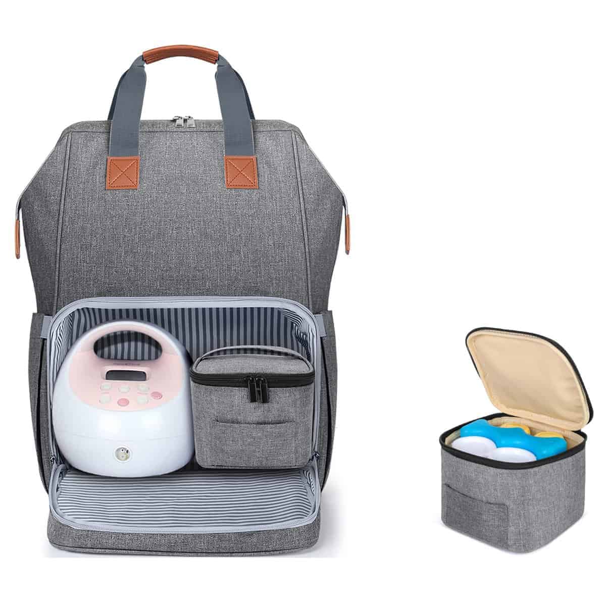 Bolso para sacaleches LUXJA con bolsa para leche materna