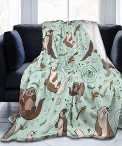 Manta de Forro Polar para Nutrias Marinas - Comfy Manta de