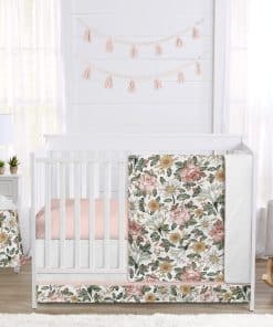 Sweet Jojo Designs Vintage Floral Boho Baby Girl Nursery