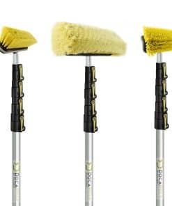 Kit de Cepillos de Alcance Alto DOCAZOO de 30 pies con Palo