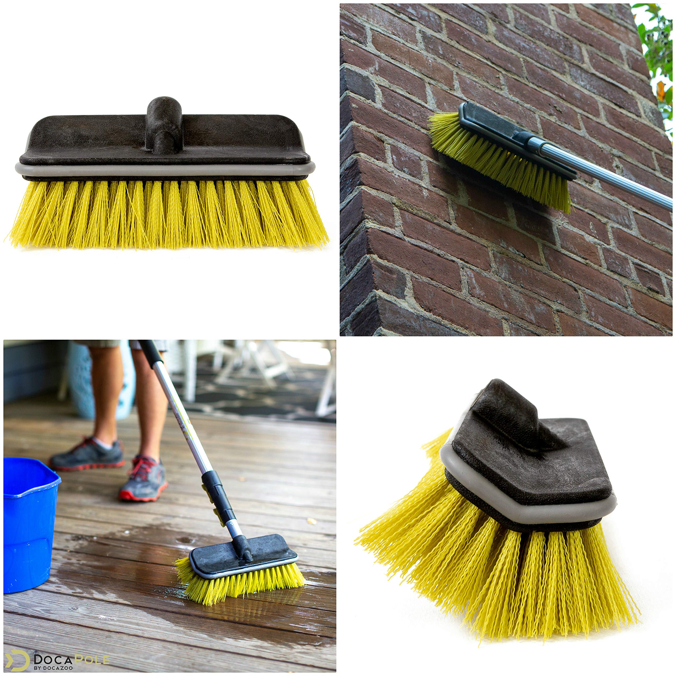 Kit de Cepillos de Alcance Alto DOCAZOO de 30 pies con Palo - Imagen 5