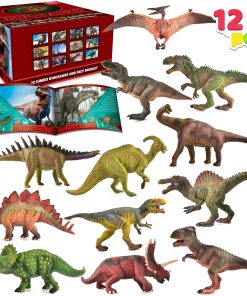 Figuras de Dinosaurio JOYIN Playset 7 Pulgadas, Realistas