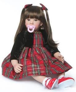 iCradle Linda Muñeca Reborn de 24 pulgadas 60 cm Muñeca de