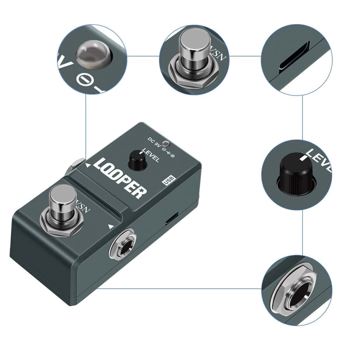 Looper de Efectos para Guitarra Eléctrica VSN 48K 10 - Imagen 6