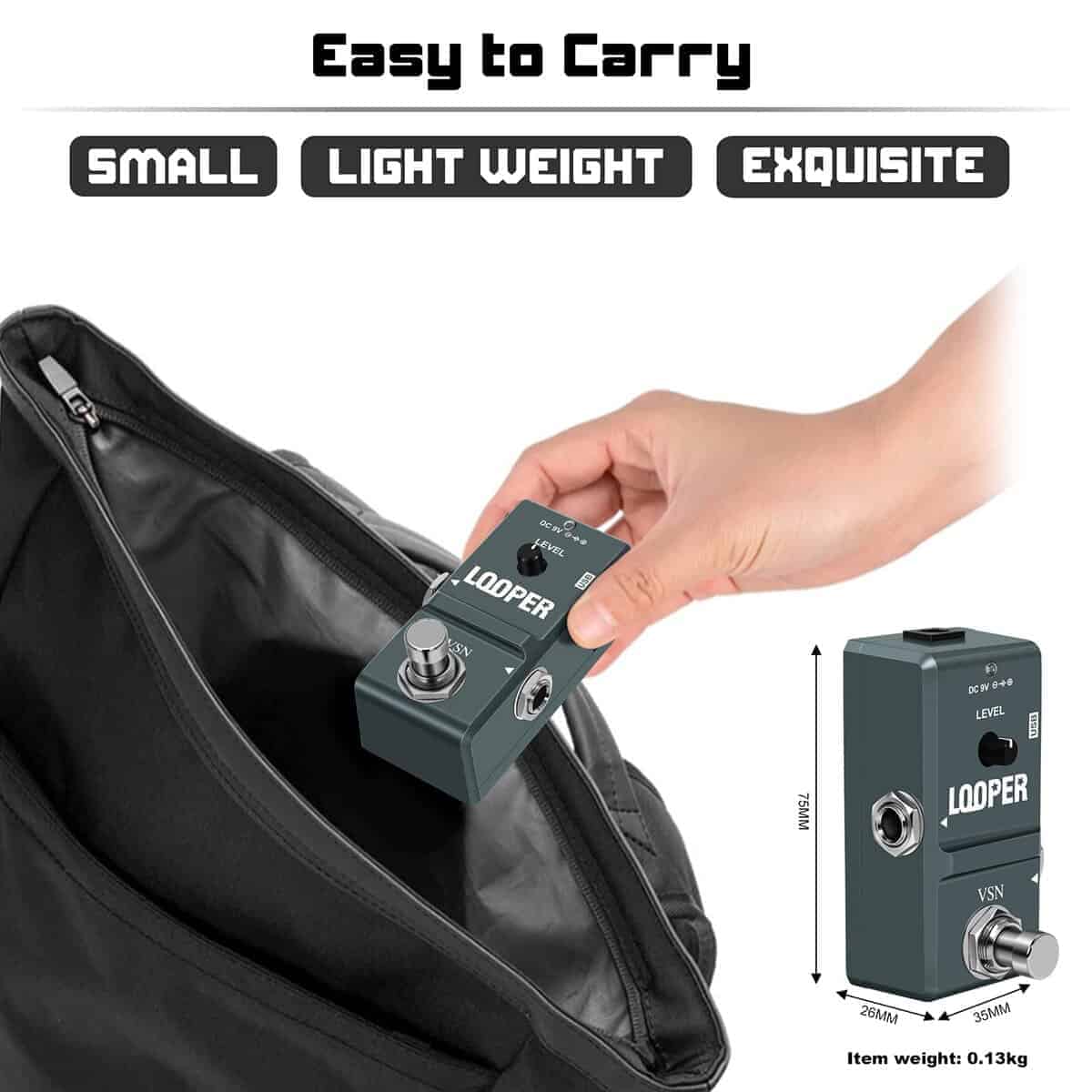 Looper de Efectos para Guitarra Eléctrica VSN 48K 10 - Imagen 7