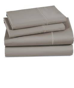 Juego de sábanas King de 600 hilos 100% algodón color