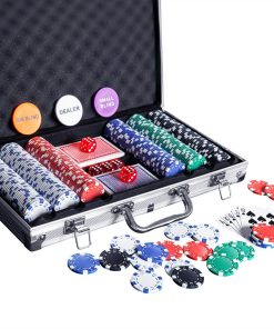 Set de fichas de póker - 300 fichas de póker con maletín de