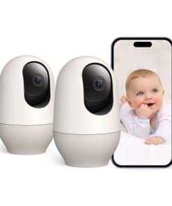 Monitor de Bebé nooie con Cámara 2 Pack, Cámara de Bebé