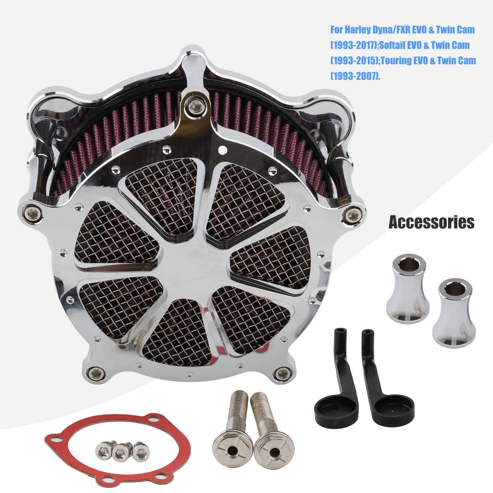 Sistema de Filtro de Entrada de Aire para Harley Dyna FXR - Imagen 9