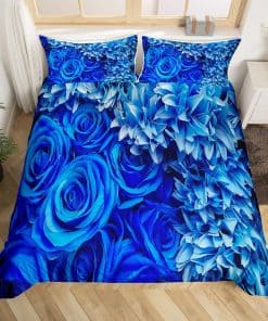 Set de Funda nórdica con estampado de rosa para el Día de