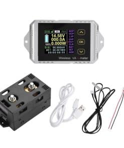 Medidor de Potencia Amperímetro de Voltaje DC Inalámbrico