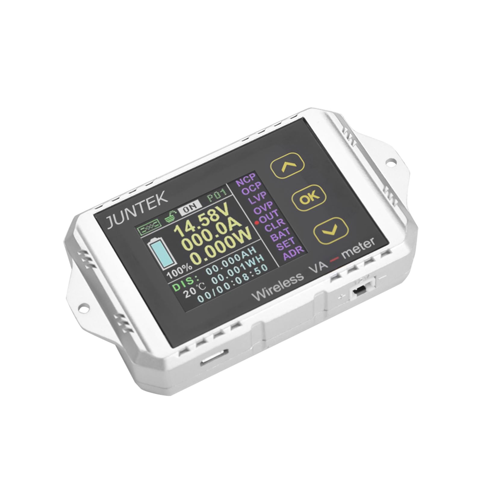 Medidor de Potencia Amperímetro de Voltaje DC Inalámbrico - Imagen 3