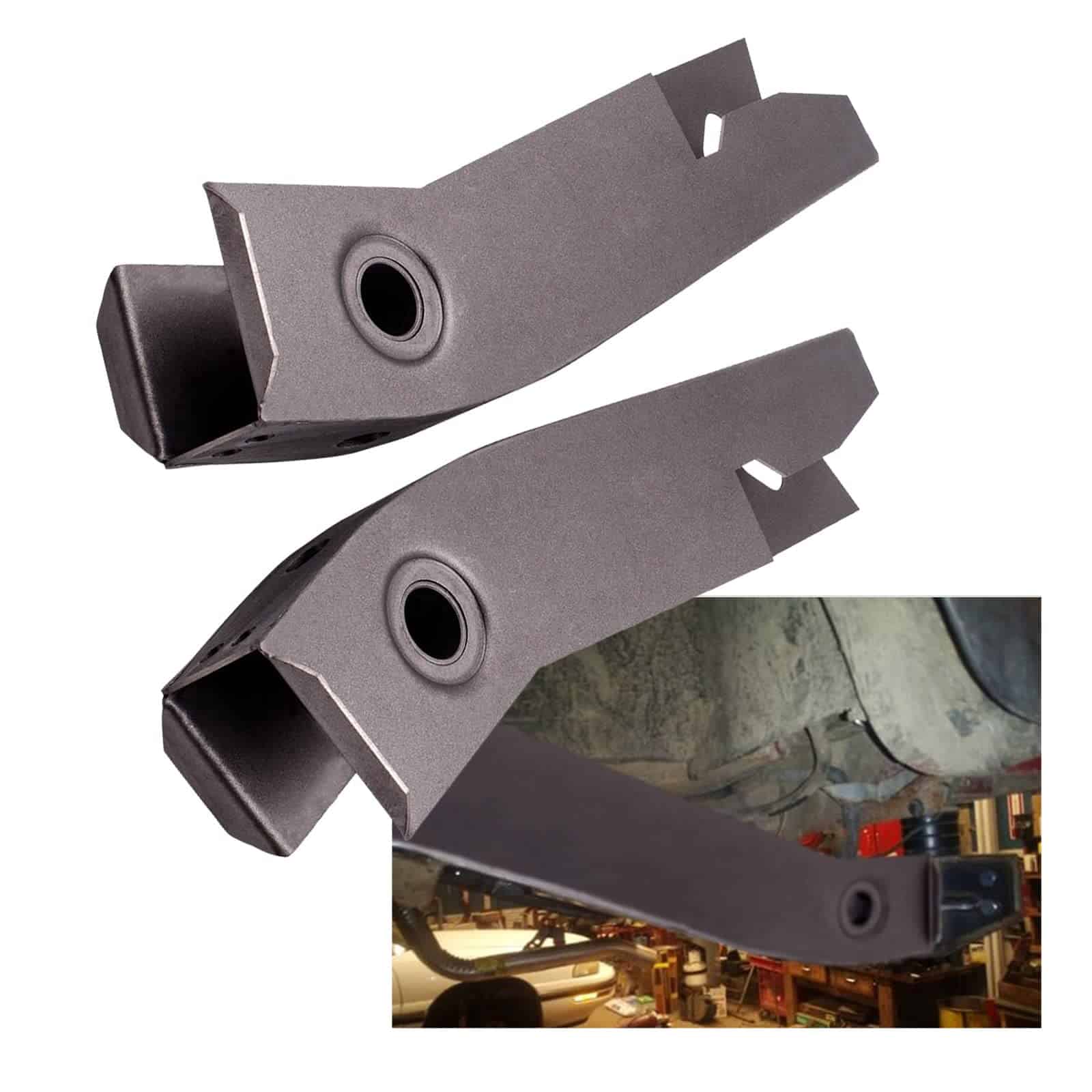 maXpeedingrods 2 Pcs Rear Shackle Mount Frame Rust Repair
