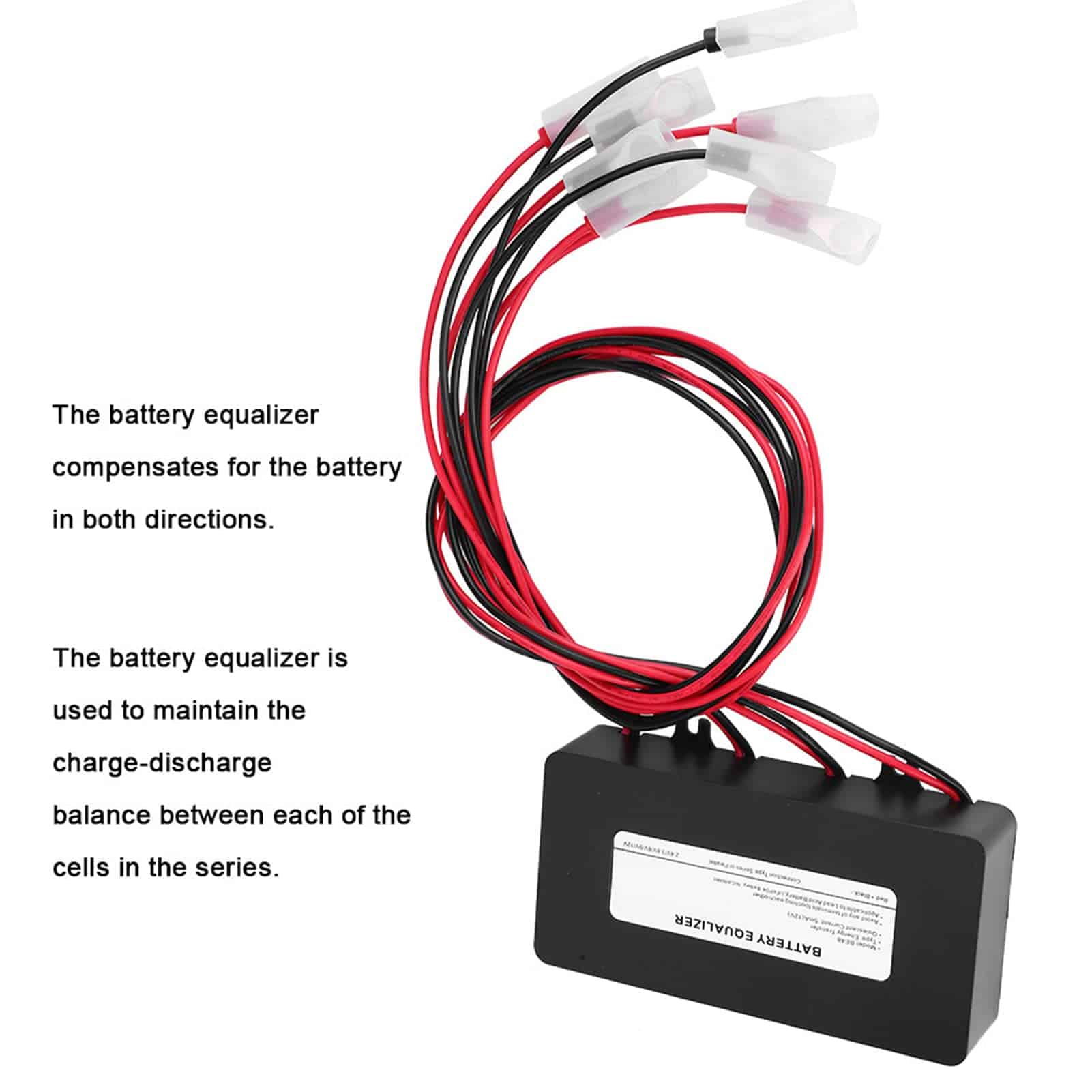 Igualador de Batería 48V Negro Sistema Solar Balancer de - Imagen 3